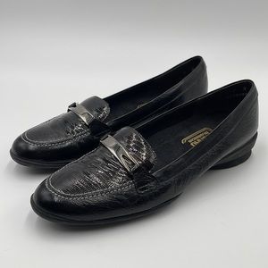 Munro Black Patent Leather Women Shoes